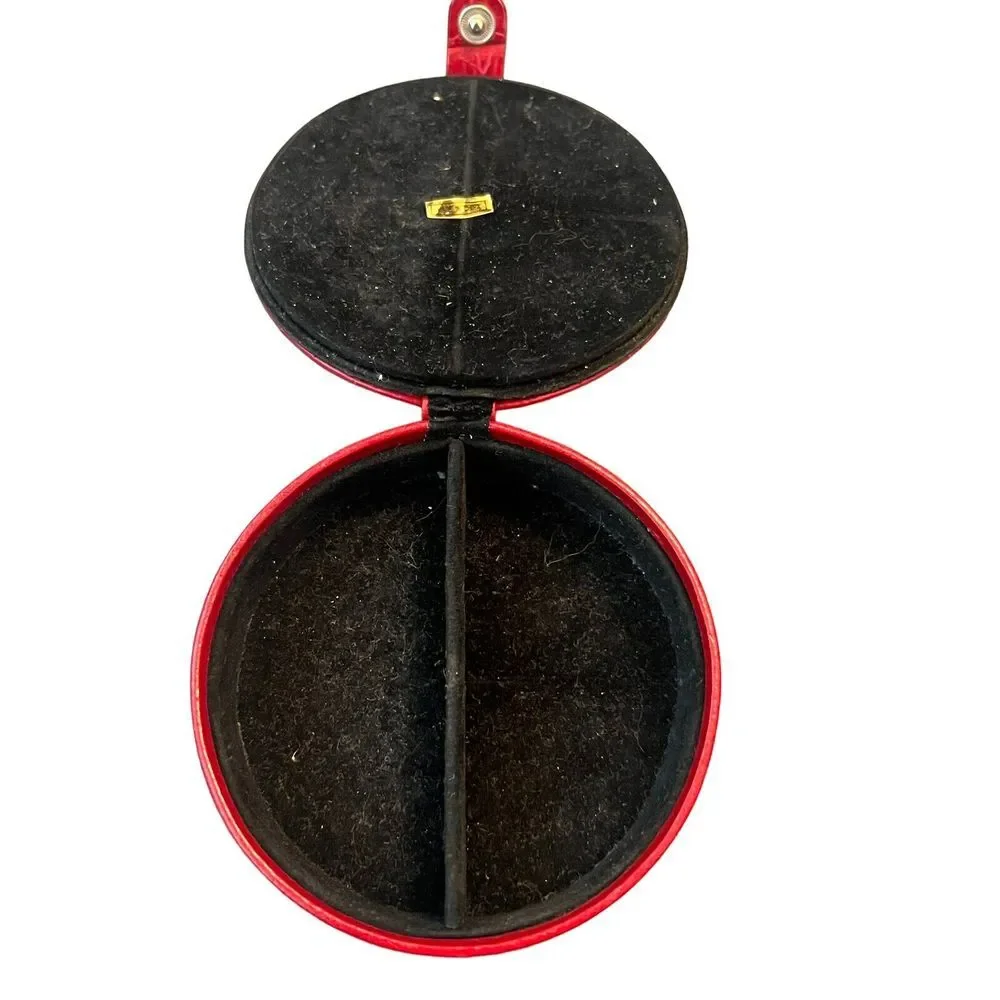 Red Round keepsake‎ Storage Box 4